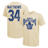Auston Matthews Toronto Maple Leafs Majestic Threads Dynasty Name & Number Tri-Blend T-Shirt - Cream - NHL 201556941