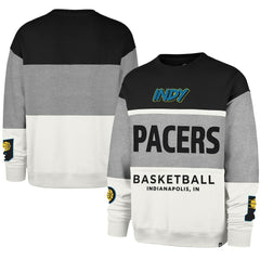 Indiana Pacers '47 Unisex 2024/25 City Edition On Five Maximalist Pullover Sweatshirt Gray | 47 brand