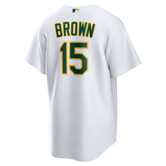 Seth Brown Athletics Nike Home Replica Jersey - White - Nike Sale