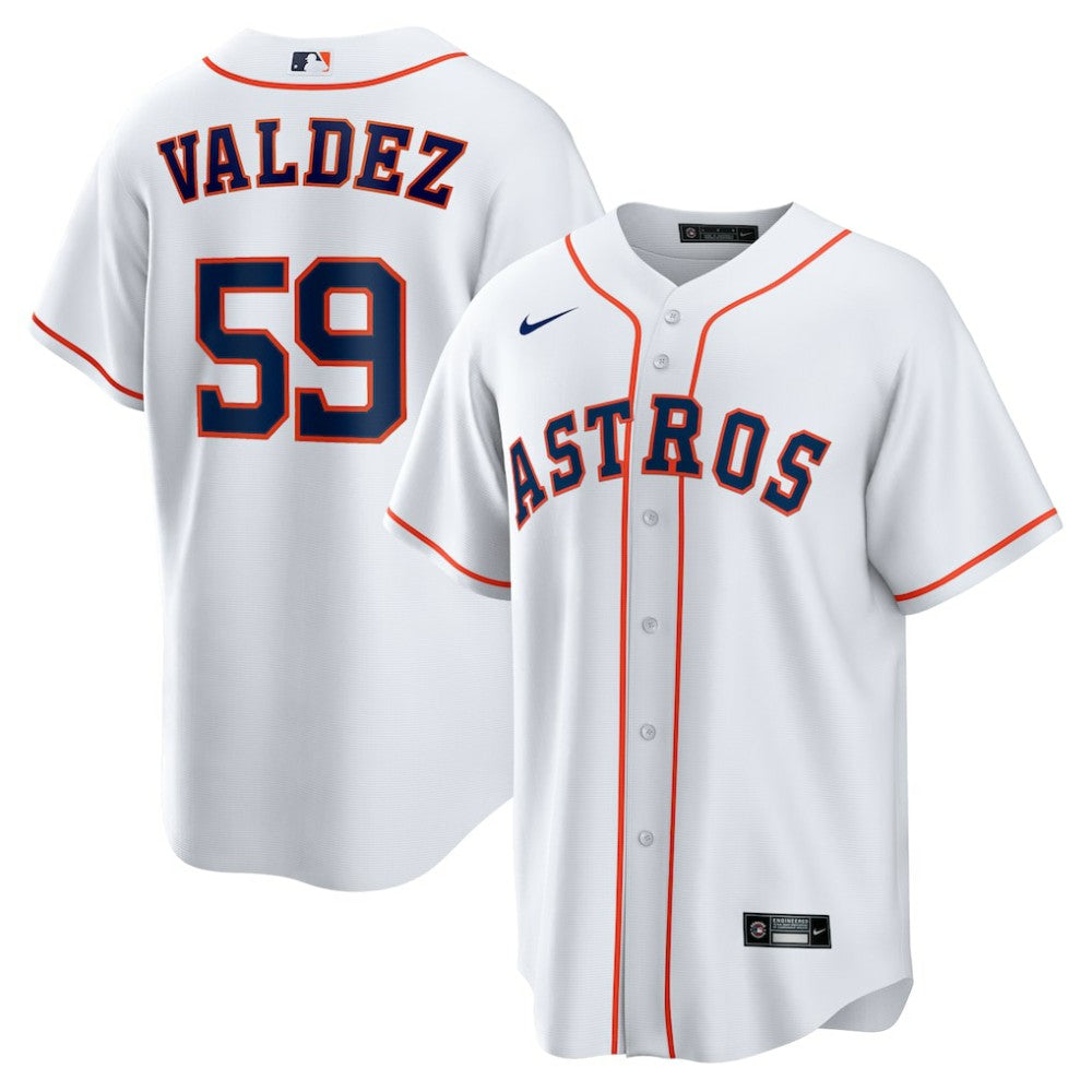 Framber Valdez Houston Astros Nike Home Replica Jersey - White - Nike Online