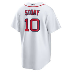 Trevor Story Boston Red Sox Nike Home Replica Jersey - White - Nike on Sale