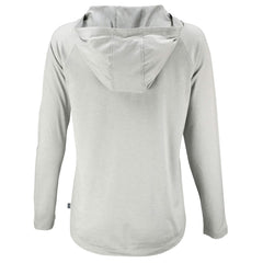 Cincinnati Reds Cutter & Buck Women's Cooperstown Collection Coastline Epic Comfort Eco Recycled Hoodie Raglan Long Sleeve T-Shirt - Gray - MLB on Sale