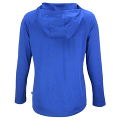 Chicago Cubs Cutter & Buck Women's Coastline Epic Comfort Eco Recycled Hoodie Raglan Long Sleeve T-Shirt - Royal - MLB Discount