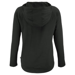 Cincinnati Reds Cutter & Buck Women's Coastline Epic Comfort Eco Recycled Hoodie Raglan Long Sleeve T-Shirt - Black - MLB on Sale