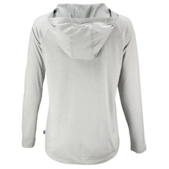San Diego Padres Cutter & Buck Women's Coastline Epic Comfort Eco Recycled Hoodie Raglan Long Sleeve T-Shirt - Gray - MLB Sale