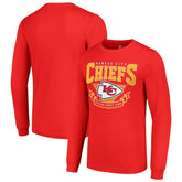 Kansas City Chiefs Starter '80s Inspired Team Logo Long Sleeve T-Shirt Red