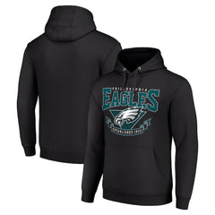Philadelphia Eagles Starter ‘80s Inspired Pullover Hoodie Black