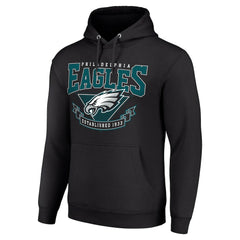 Philadelphia Eagles Starter ‘80s Inspired Pullover Hoodie Black