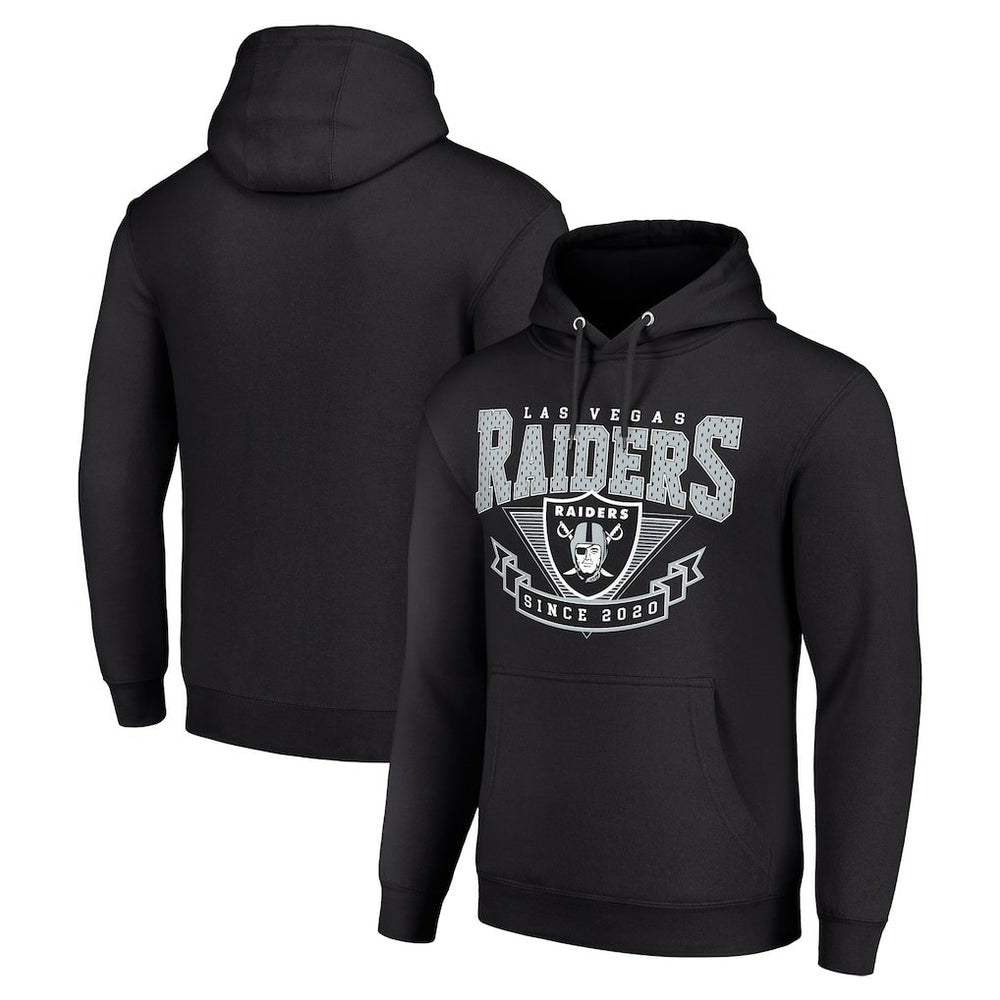 Las Vegas Raiders Starter ‘80s Inspired Pullover Hoodie Black