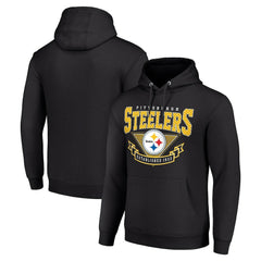 Pittsburgh Steelers Starter ‘80s Inspired Pullover Hoodie Black