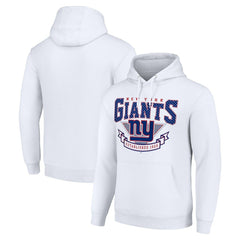 New York Giants Starter ‘80s Inspired Pullover Hoodie White