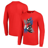 Buffalo Bills Starter Player X Logo Graphic Long Sleeve T-Shirt Red
