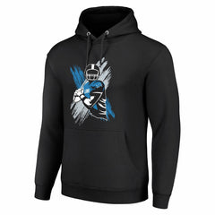 Detroit Lions Starter Player X Fleece Pullover Hoodie Black