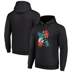 Miami Dolphins Starter Player X Fleece Pullover Hoodie Black