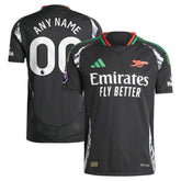 Arsenal 2024/25 Away Custom Jersey Black - Adidas outlet
