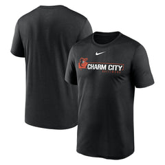 Baltimore Orioles Nike Local Home Town T-Shirt - Black - Nike Lifestyle