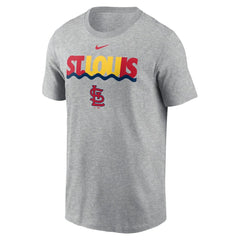 St. Louis Cardinals Nike Local Home Town T-Shirt - Heather Charcoal - Nike Sale