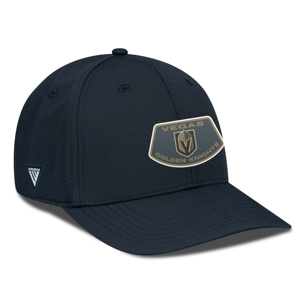 Vegas Golden Knights Levelwear Rise Skylight Flex Hat - Black - NHL 201570518
