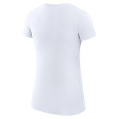 Cleveland Cavaliers G-III 4Her by Carl Banks Women's Super-Slim Fit Lightweight Team Name Collage Graphic T-Shirt White