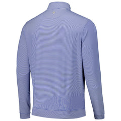 Los Angeles Dodgers Peter Millar Perth Sugar Stripe Performance Quarter-Zip Top - Royal - MLB on Sale