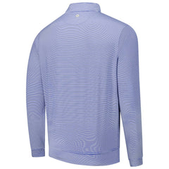 Philadelphia Phillies Peter Millar Perth Sugar Stripe Performance Quarter-Zip Top - Royal - MLB Online