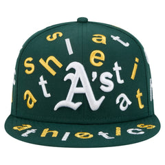 Oakland Athletics New Era Team Confetti 59FIFTY Fitted Hat - Green - New Era Lifestyle