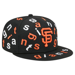 San Francisco Giants New Era Team Confetti 59FIFTY Fitted Hat - Black - New Era Discount
