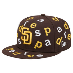 San Diego Padres New Era Team Confetti 59FIFTY Fitted Hat - Brown - New Era Discount