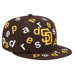 San Diego Padres New Era Team Confetti 59FIFTY Fitted Hat - Brown - New Era Discount