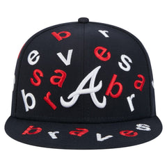 Atlanta Braves New Era Team Confetti 59FIFTY Fitted Hat - Navy - New Era on Sale