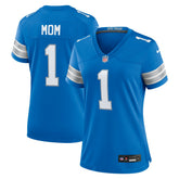Nike Number 1 Mom Detroit Lions Game Jersey Blue