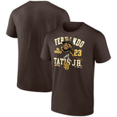 Fernando Tatis Jr. San Diego Padres Fanatics Hometown Caricature T-Shirt - Brown - Fanatics Lifestyle