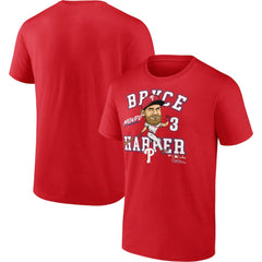 Bryce Harper Philadelphia Phillies Fanatics Hometown Caricature T-Shirt - Red - Fanatics Discount