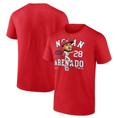 Nolan Arenado St. Louis Cardinals Fanatics Hometown Caricature T-Shirt - Red - Fanatics Discount