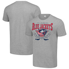 Columbus Blue Jackets Starter Team Logo Graphic T-Shirt - Heather Gray - NHL 201591713