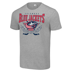 Columbus Blue Jackets Starter Team Logo Graphic T-Shirt - Heather Gray - NHL 201591713