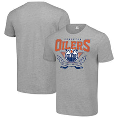 Edmonton Oilers Starter Team Logo Graphic T-Shirt - Heather Gray - NHL 201591716