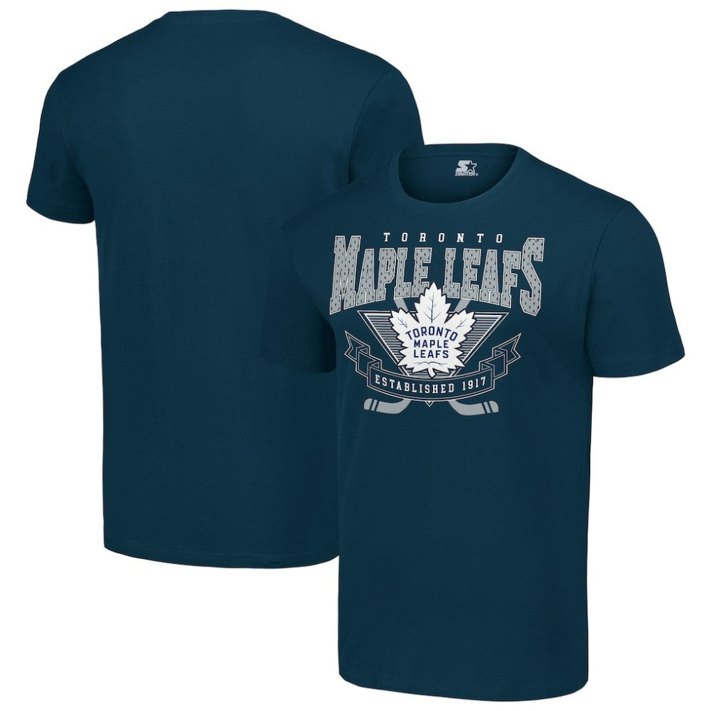 Toronto Maple Leafs Starter Team Logo Graphic T-Shirt - Navy - NHL 201591741