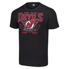 New Jersey Devils Starter Team Logo Graphic T-Shirt - Black - NHL 201591780