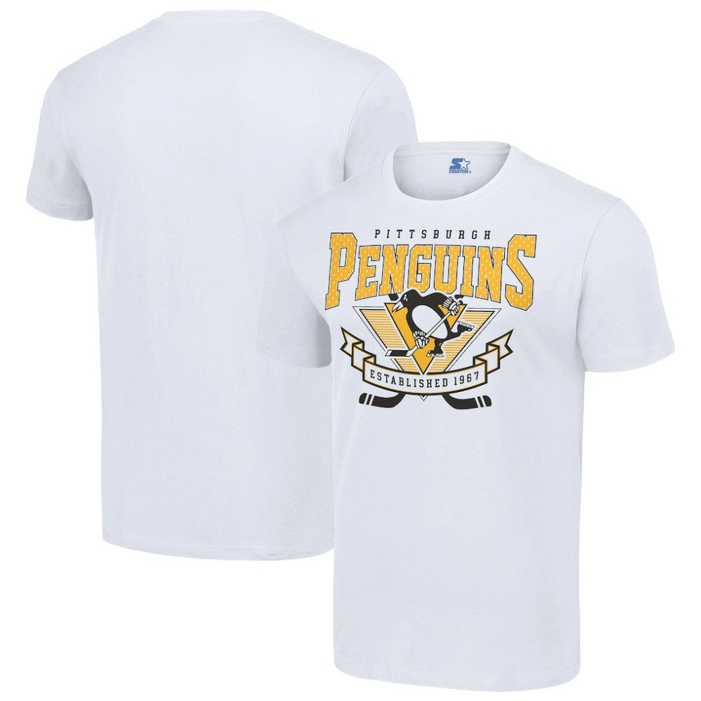 Pittsburgh Penguins Starter Team Logo Graphic T-Shirt - White - NHL 201591785