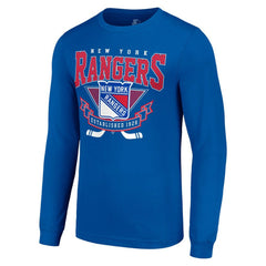 New York Rangers Starter Team Logo Graphic Long Sleeve T-Shirt - Blue - NHL 201591823