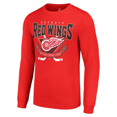 Detroit Red Wings Starter Team Logo Graphic Long Sleeve T-Shirt - Red - NHL 201591880