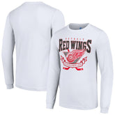 Detroit Red Wings Starter Team Logo Graphic Long Sleeve T-Shirt - White - NHL 201591882