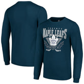 Toronto Maple Leafs Starter Team Logo Graphic Long Sleeve T-Shirt - Navy - NHL 201591884