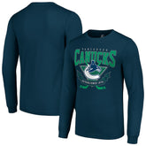 Vancouver Canucks Starter Team Logo Graphic Long Sleeve T-Shirt - Navy - NHL 201591886