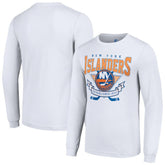 New York Islanders Starter Team Logo Graphic Long Sleeve T-Shirt - White - NHL 201591894