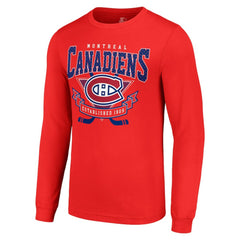 Montreal Canadiens Starter Team Logo Graphic Long Sleeve T-Shirt - Red - NHL 201591897