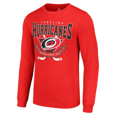 Carolina Hurricanes Starter Team Logo Graphic Long Sleeve T-Shirt - Red - NHL 201591906