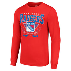 New York Rangers Starter Team Logo Graphic Long Sleeve T-Shirt - Red - NHL 201591909