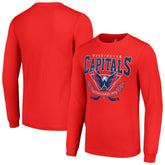 Washington Capitals Starter Team Logo Graphic Long Sleeve T-Shirt - Red - NHL 201591916